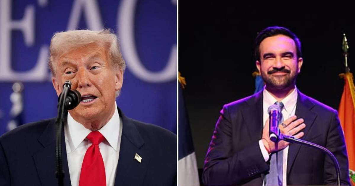 Zohran Mamdani called out Donald Trump in his victory speech, telling him to 'turn the volume up,' signaling a bold start to his administration (Getty Images)