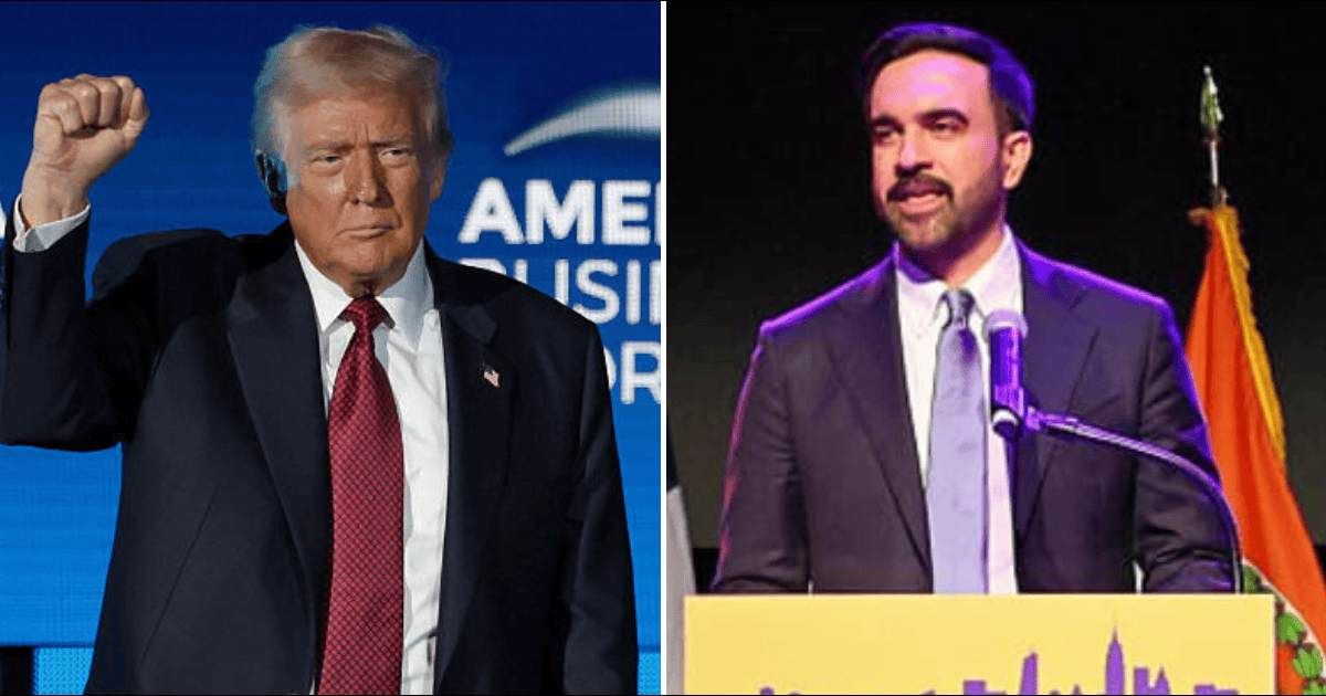 Donald Trump said Zohran Mamdani was off to a 'bad start' during his Fox News interview (Getty Images)