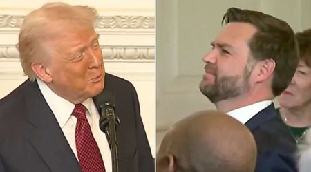 Trump mocks JD Vance for ‘butting in to conversations’ while hosting GOP senators’ breakfast