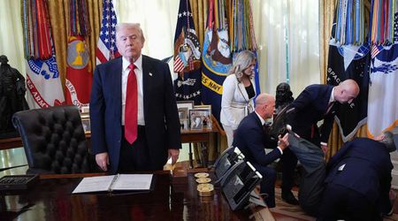 Trump’s White House drug price event disrupted after pharma executive collapses mid-speech