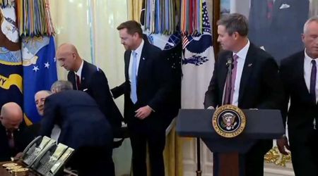 Outrage as RFK Jr is seen leaving Oval Office as man collapsed, here’s what happened