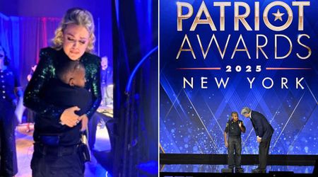 Backstage hug between 13-yo DJ Daniel and Erika Kirk marks defining moment of 2025 Patriot Awards