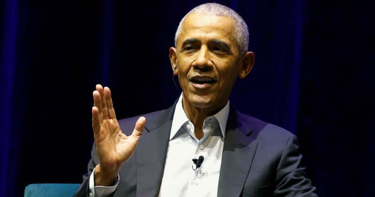 Barack Obama said that he was optimistic that Americans were paying attention in Donald Trump’s America and that Democratic divisions could be overcome(Getty Images)