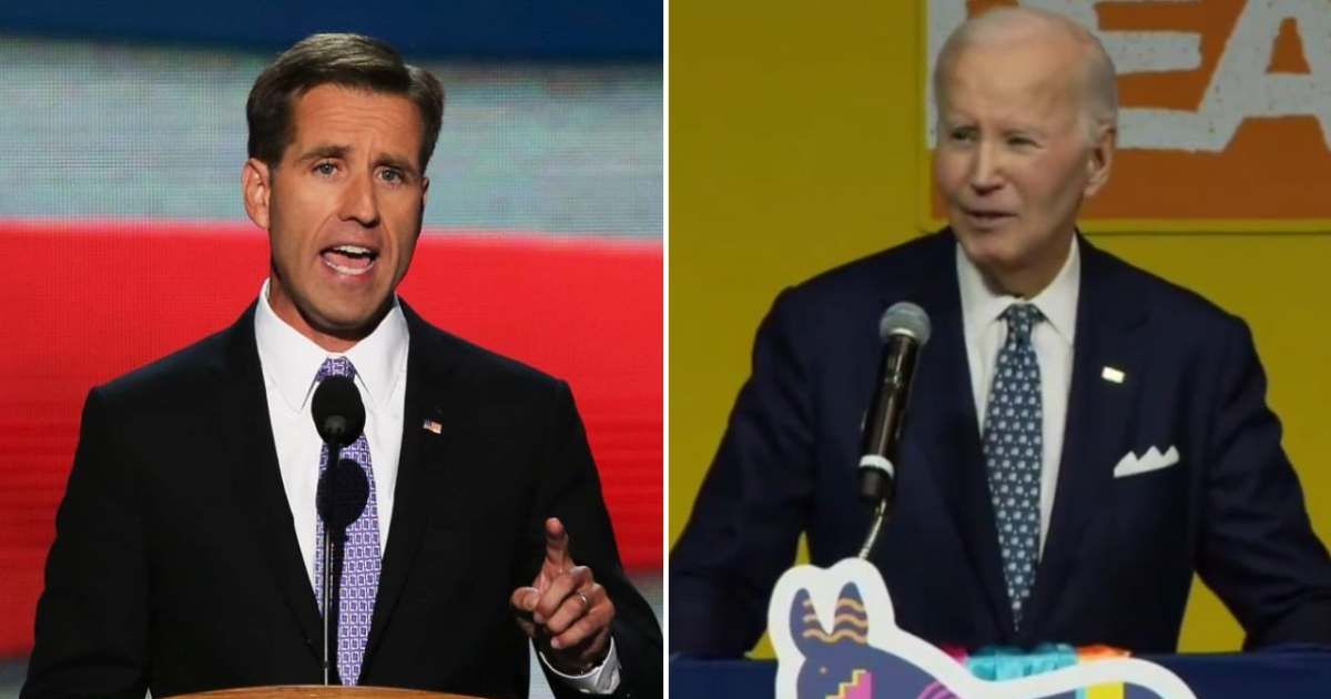 Joe Biden reflects on his son Beau Biden while discussing the country’s healthcare (Alex Wong/Getty Images, @Ronxyz00/X)