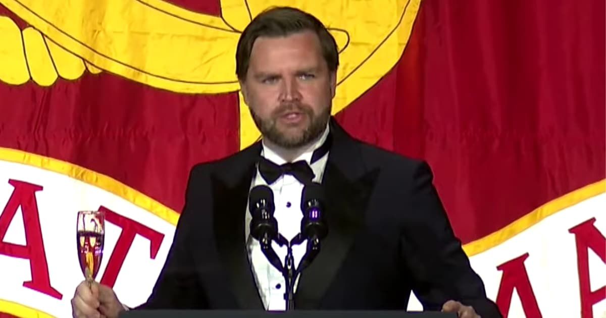 JD Vance honored 250 years of Marine Corps legacy and celebrated their service (Screengrab/The White House/YouTube)