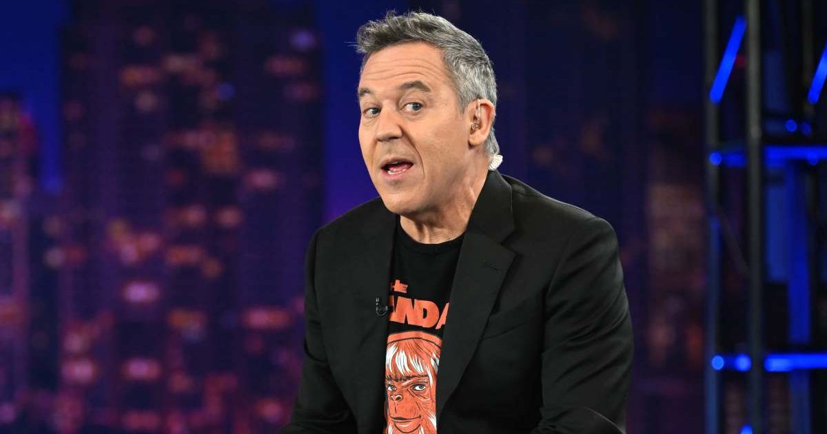 Fox News host Greg Gutfeld claimed Jimmy Kimmel and Stephen Colbert stayed on air because they followed an anti-Trump line (Getty Images)