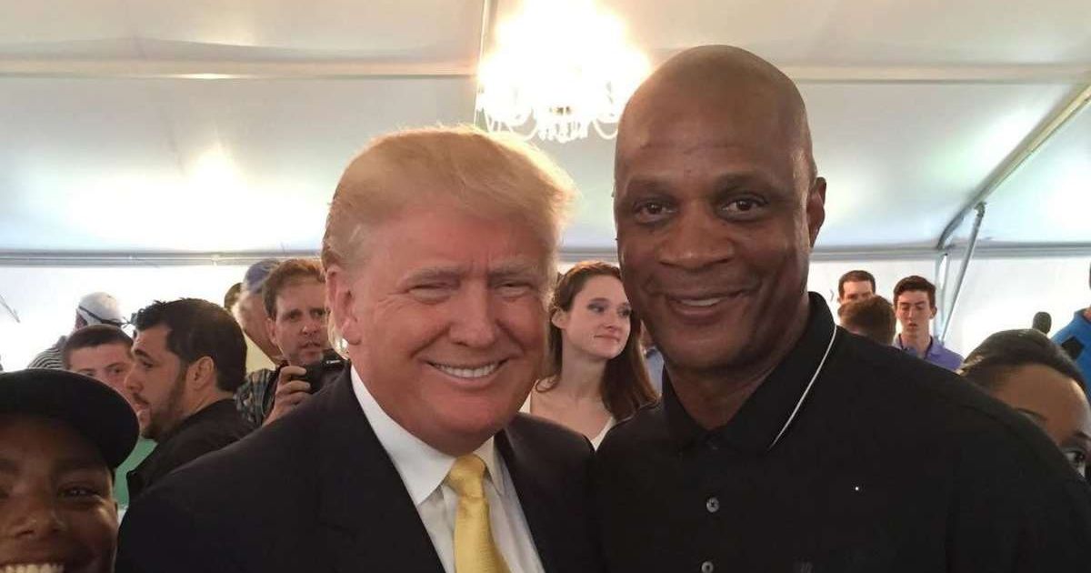 Darryl Strawberry thanked Donald Trump for pardoning him in an emotional Instagram post on Friday, November 7 (@darrylstrawberry18/Instagram)