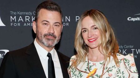 Jimmy Kimmel and his wife Molly McNearney told their kids it was Trump who took his show off the air