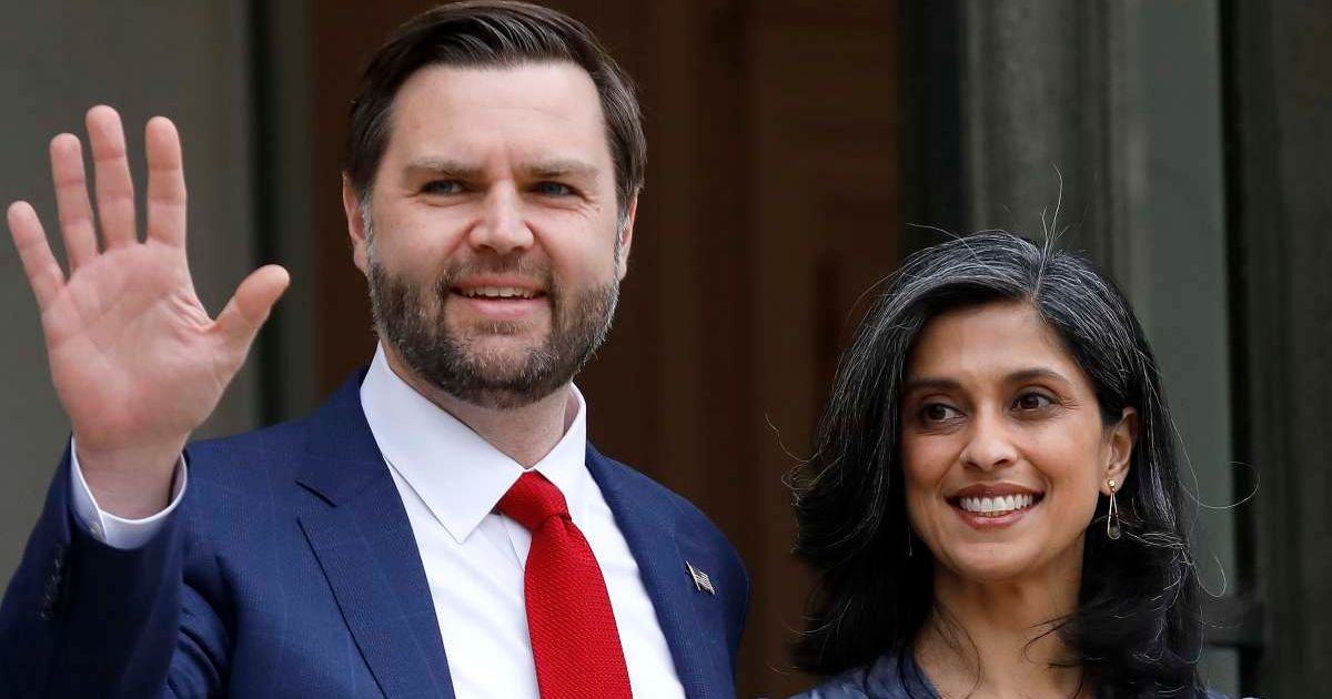 Vice President JD Vance and Second Lady Usha Vance made a grand entrance in Philadelphia, drawing applause despite recent scrutiny (Getty Images)