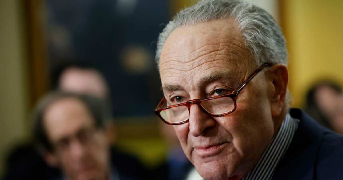 Chuck Schumer said he cannot support a continuing resolution that ignores the healthcare crisis (Anna Moneymaker/Getty Images)