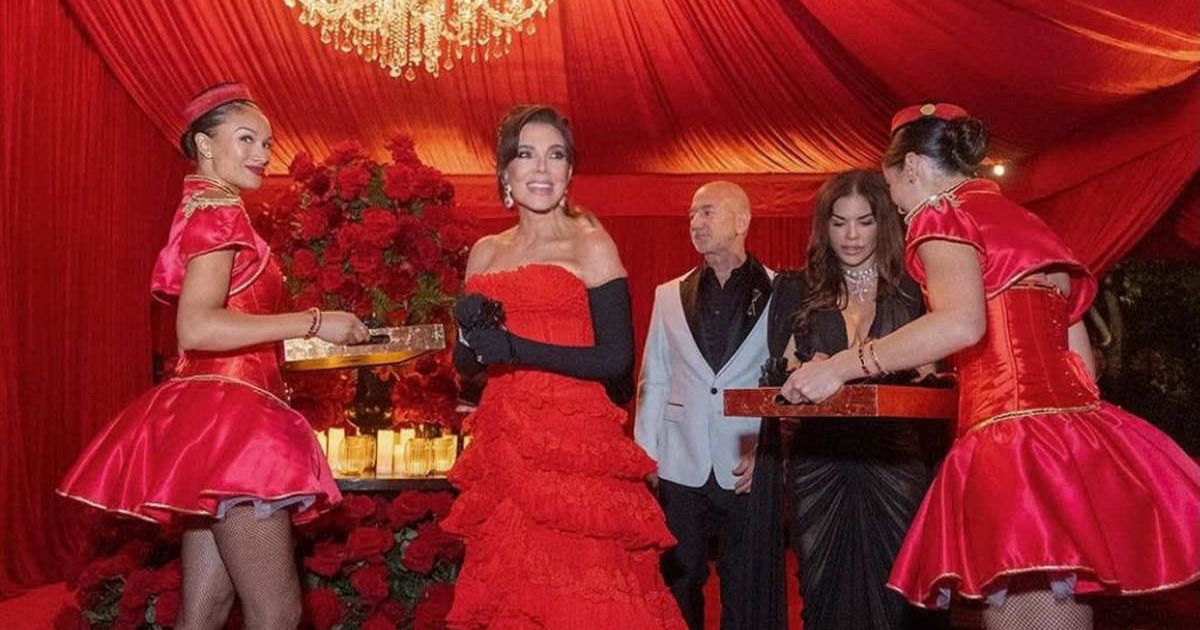 Kris Jenner celebrated her 70th birthday at Jeff Bezos’ mansion in Beverly Hills on Saturday, November 8 (@krisjenner/Instagram)
