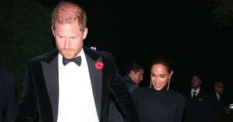 Prince Harry ‘looks fed up’ as he joins Meghan Markle at Kris Jenner’s birthday party, expert says