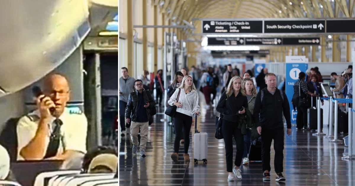 A fed-up pilot became the face of airport chaos across the nation during the government shutdown (Getty Images, X)