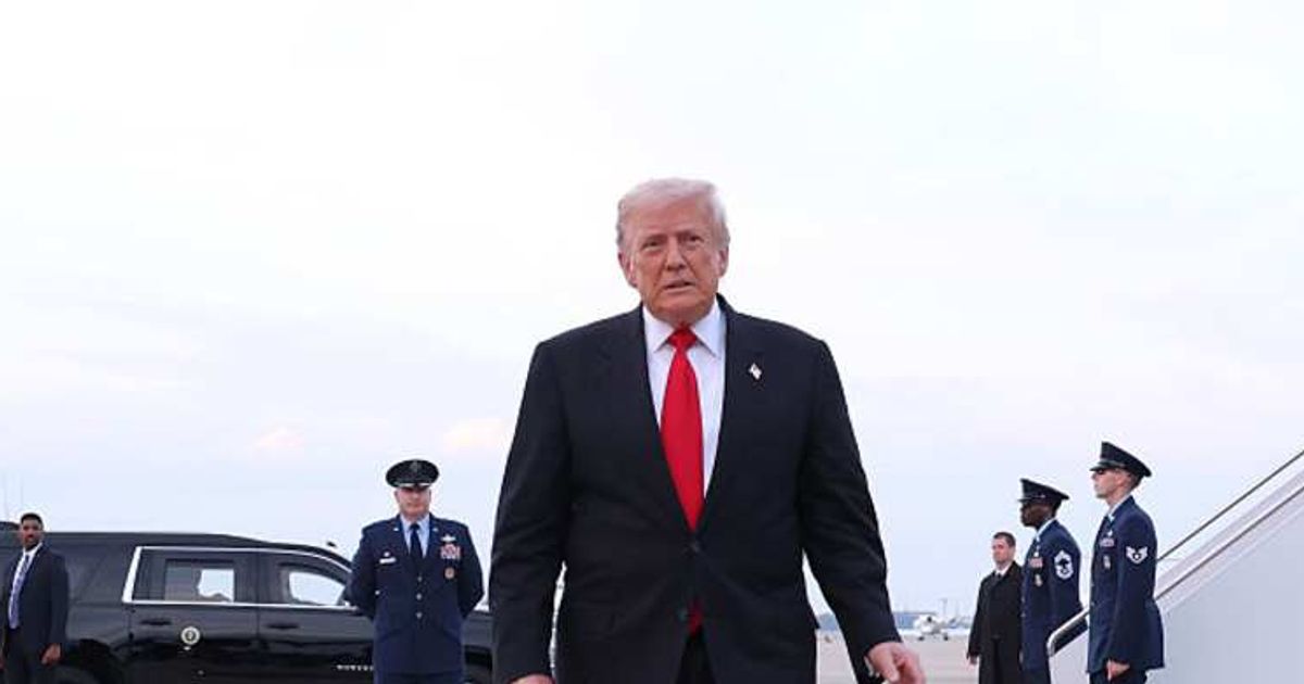 Donald Trump praised the bipartisan agreement at the White House (Getty Images)