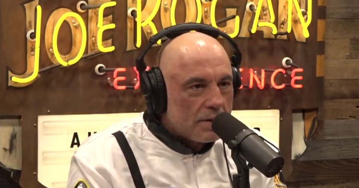 Joe Rogan discussed growing unrest and political division on a recent episode of his podcast (@RedWave_Press/X)