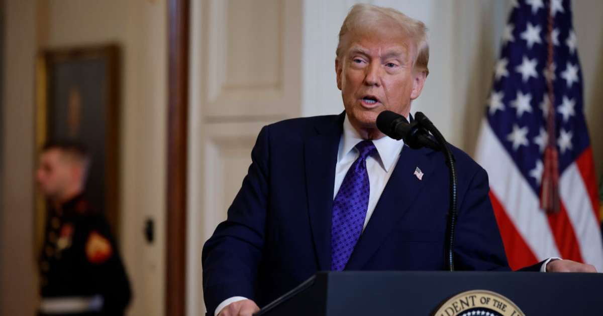 Donald Trump has threatened to sue the BBC for $1 billion, claiming his January 6 speech was unfairly edited and 'defrauded the public' (Getty Images)