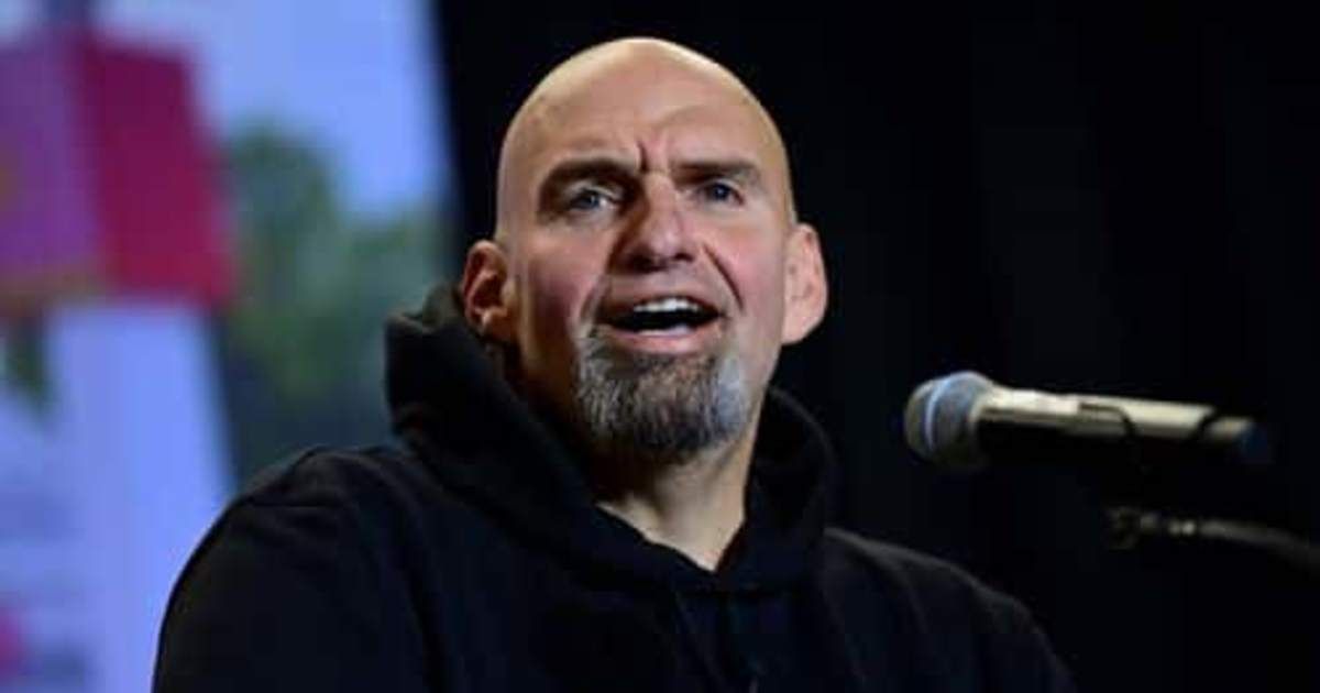 John Fetterman said left-leaning critics sent messages wishing he had died after his 2022 stroke, calling it far worse than simple name-calling (Mark Makela/Getty Images)