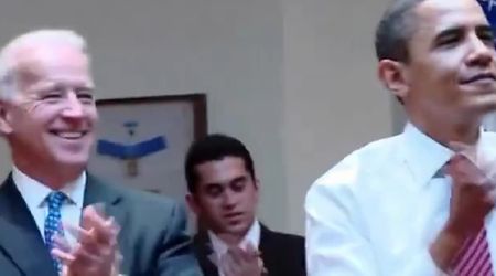 Joe Biden appears unrecognizable in rare throwback video with Barack Obama