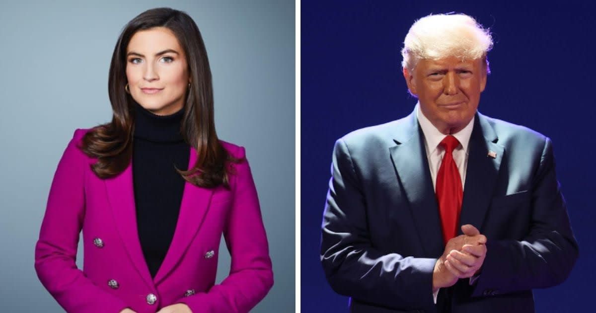 CNN’s Kaitlan Collins accused President Donald Trump of pressuring lawmakers into blocking the release of Epstein files (@kaitlancollins/Instagram, Getty Images)