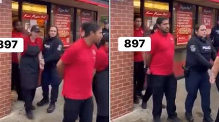Fact Check: Is the viral video of ICE agents deporting Pizza Hut employees real?