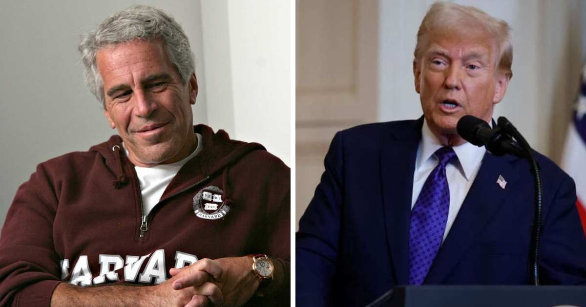 Jeffrey Epstein’s released communications revealed multiple references to President Donald Trump (Getty Images)