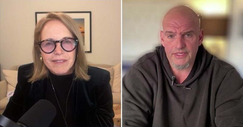 White House slams Katie Couric for asking John Fetterman to reject Charlie Kirk and Trump