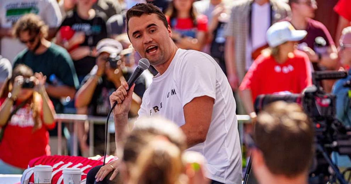 Fired over Charlie Kirk death post,  school associate in Knoxville sues district (Trent Nelson/The Salt Lake Tribune/Getty Images)