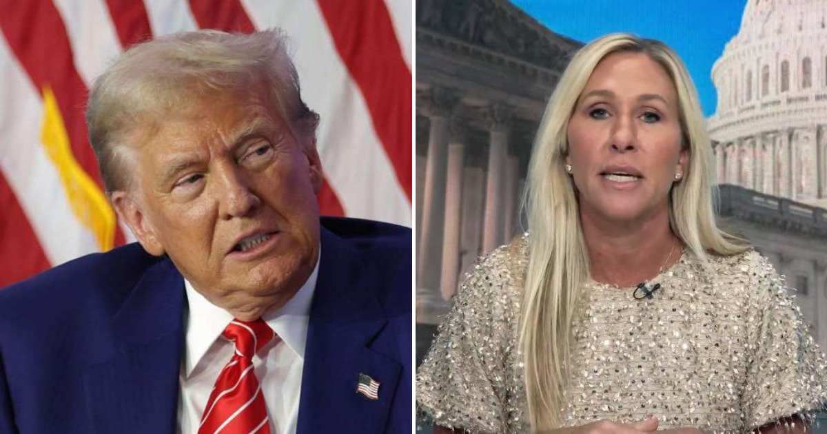 Marjorie Taylor Greene posts ‘maybe’ it was her take on H1-B visas that caused Trump to end his support (Getty Images, @RepMTG/X)