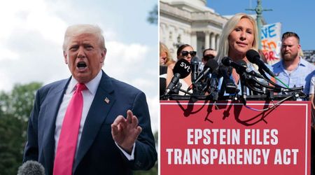 Feud erupts online between Trump and Marjorie Taylor Greene over the release of Epstein records