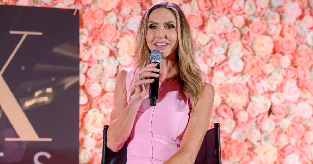 Lara Trump blasted Katie Couric on Fox News for her remarks on conservative activist Charlie Kirk during an interview with Senator John Fetterman (Ivan Apfel/Getty Images)