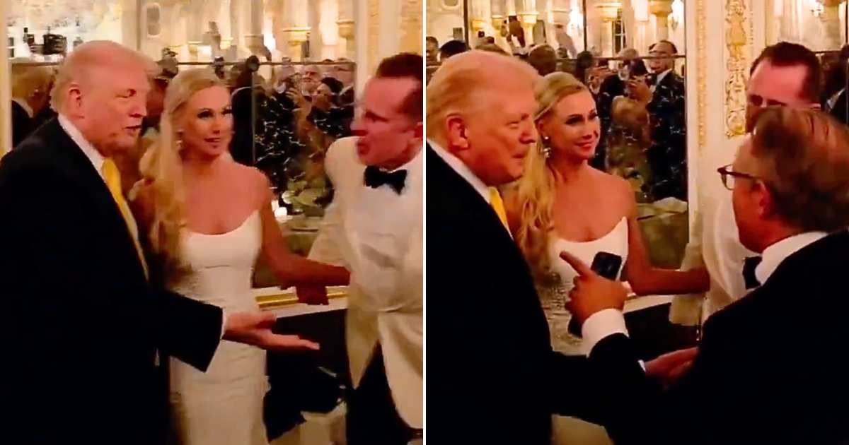 Donald Trump attended Michael Wilkerson’s wedding and joked with Eric Metaxas about heaven (@ericmetaxas/Instagram)