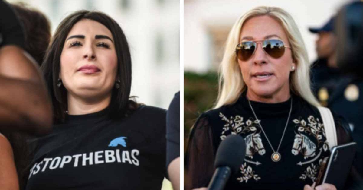 Laura Loomer launched a scathing attack on Marjorie Taylor Greene, calling her a 'chameleon' and 'two-faced' on X (Al Drago, Stephanie Keith/Getty Images)