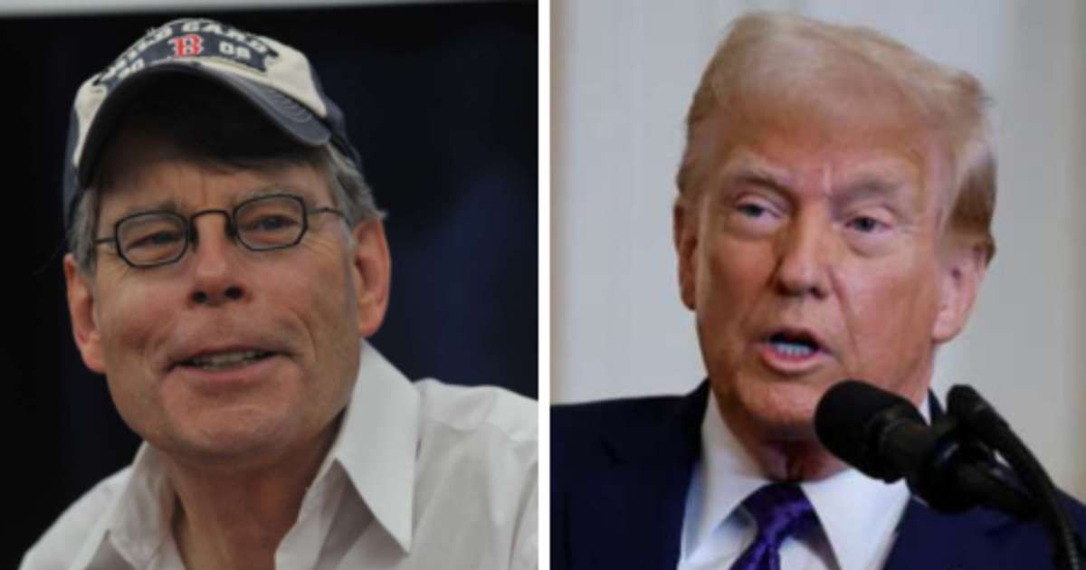 Stephen King attacked Donald Trump over the Jeffrey Epstein files in an X post (Larry French, Chip Somodevilla/Getty Images)