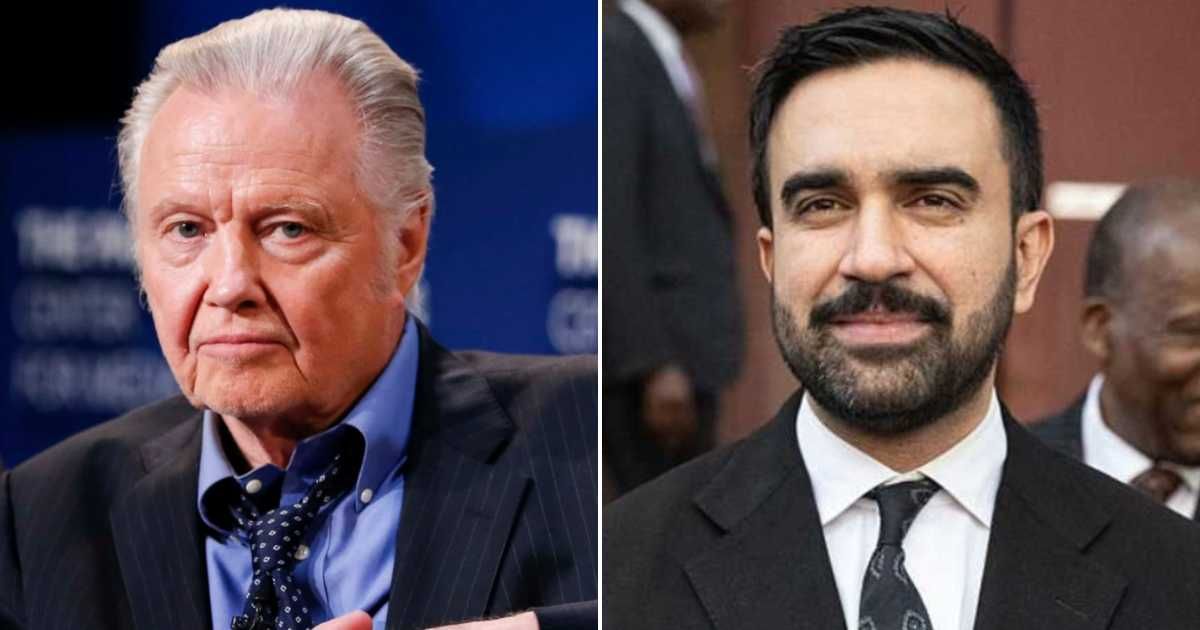 Jon Voight said Zohran Mamdani has 'no right' imposing socialism on New York and urged that his mayoralty be stopped, warning the city is headed for collapse (Getty Images)