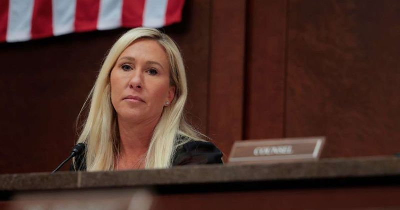 Marjorie Taylor Greene apologizes for ‘toxic politics’ after being confronted on Trump's rhetoric