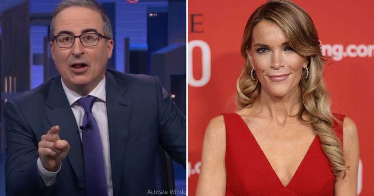 Megyn Kelly comes under fire as John Oliver rebukes her for defending Epstein (BlueATLGeorgia/X, Dimitrios Kambouris/Getty Images for TIME)