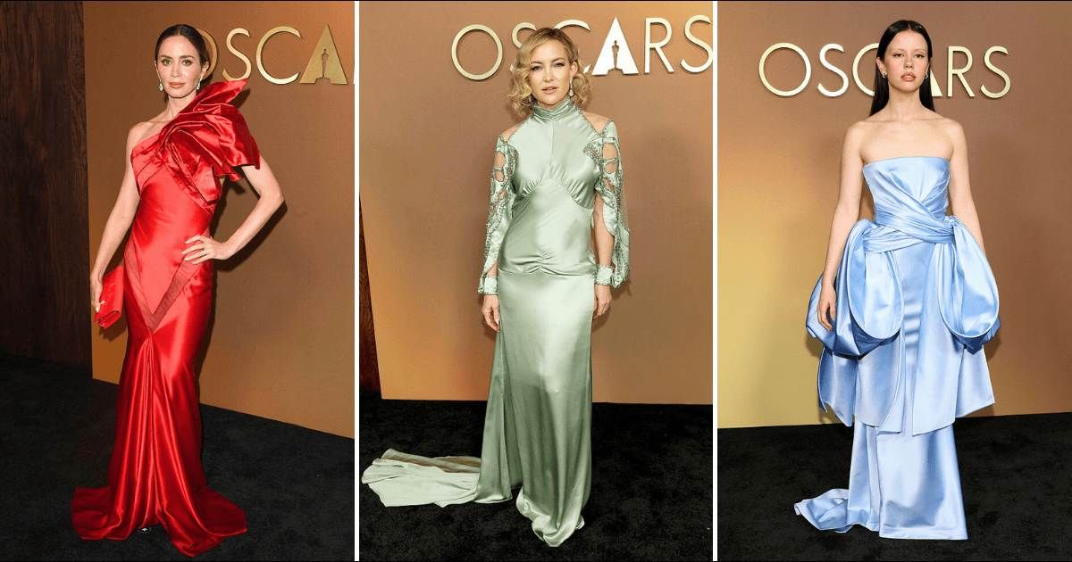 Emily Blunt, Kate Hudson, and Mia Goth were among the stars who missed the mark with their style at the 16th Governors Awards (Steve Granitz/FilmMagic, Frazer Harrison/WireImage, Amy Sussman/Getty Images)