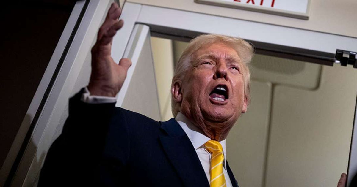 Donald Trump repeated his claim at the America Business Forum, saying Walmart’s Thanksgiving meal was 25% cheaper than last year and fed 10 people for under $40 (Roberto Schmidt/Getty Images)