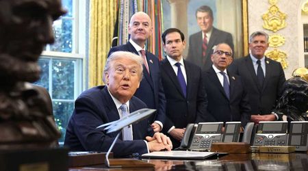 Trump says strained voice a result of yelling at 'stupid' foreign negotiators over trade dispute