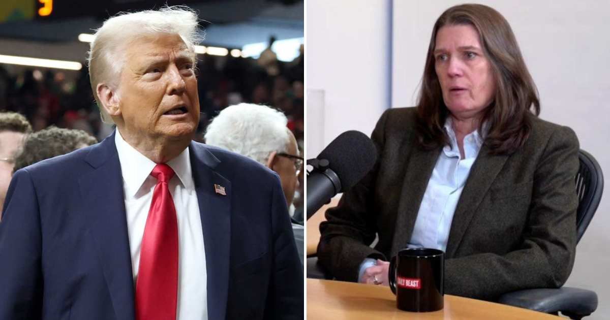 Mary Trump detailed the apparent signs of dementia she sees in her uncle Donald Trump on 'The Daily Beast' podcast (Getty Images, The Daily Beast/YouTube)