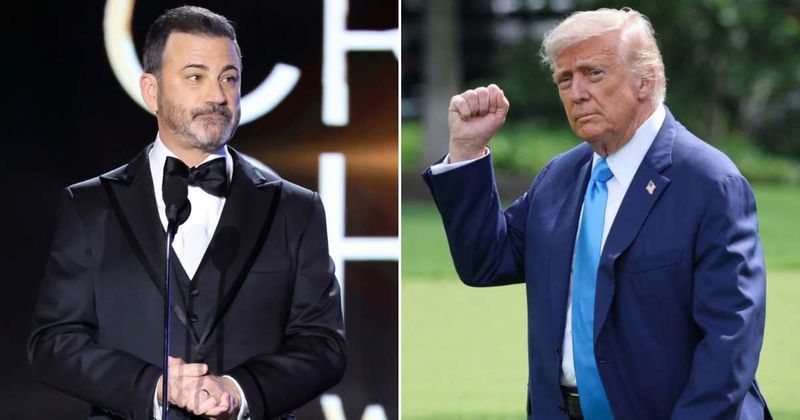 ‘Nothing to see there!’: Jimmy Kimmel pokes fun at Trump's latest White House antics