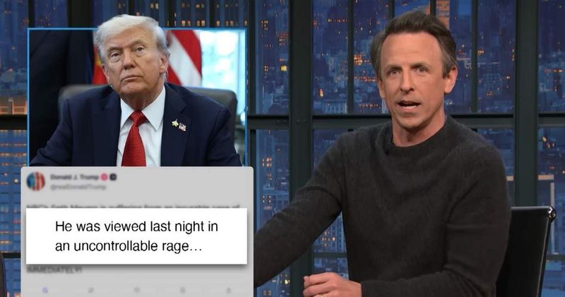 Seth Meyers trolls Trump for slamming him: 'Did viewing me send you into an uncontrollable rage?'