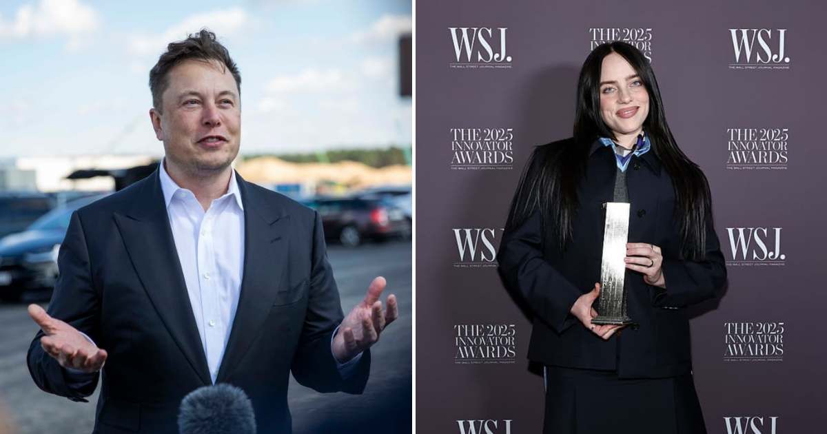 After Billie Eilish accused Elon Musk of hoarding resources during a global crisis, Musk fired back, escalating the feud into a high-profile public clash (Getty Images)