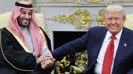 Trump mocks Biden’s fist bump with Saudi Arabia's Crown Prince as he goes in for tight handshake