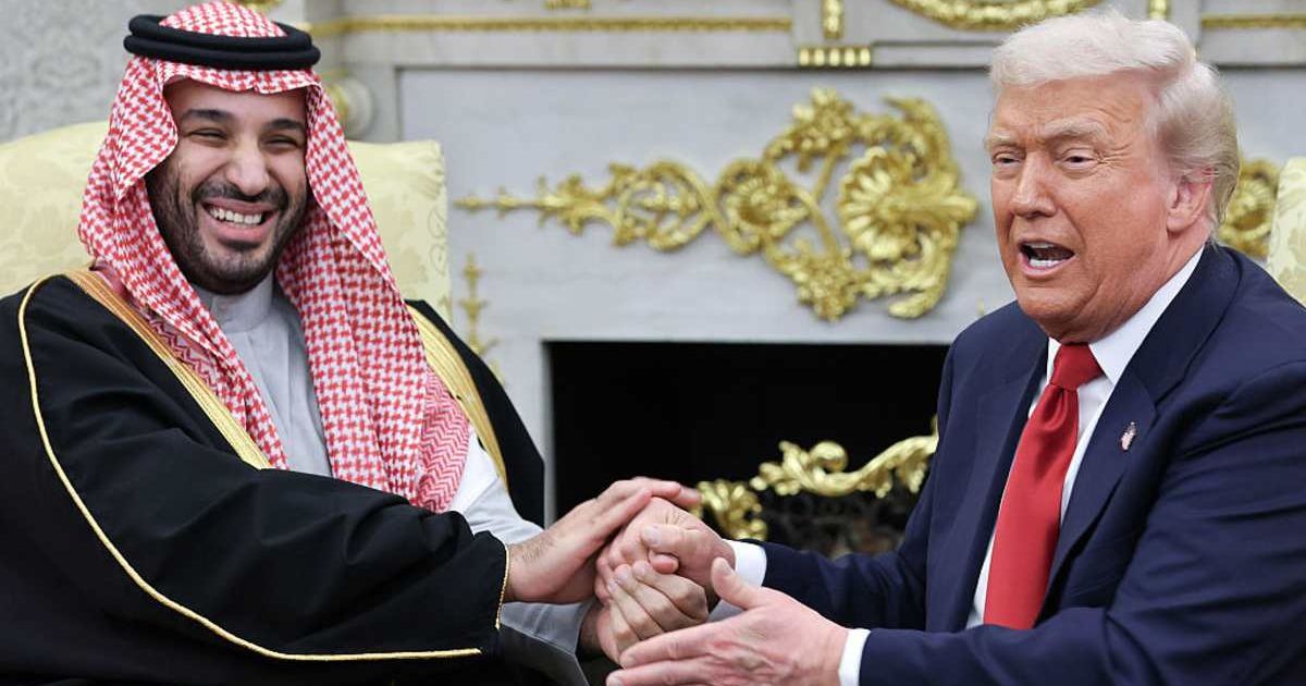 Donald Trump signed a defense pact naming Saudi Arabia a major non-NATO ally, announcing it alongside Crown Prince Mohammed bin Salman at the White House (Getty Images)