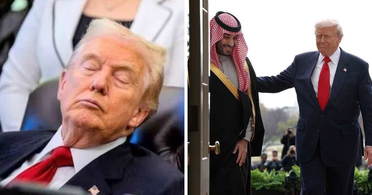 Trump insists he doesn’t ‘sleep much’ during Oval Office photo op days after dozing incident