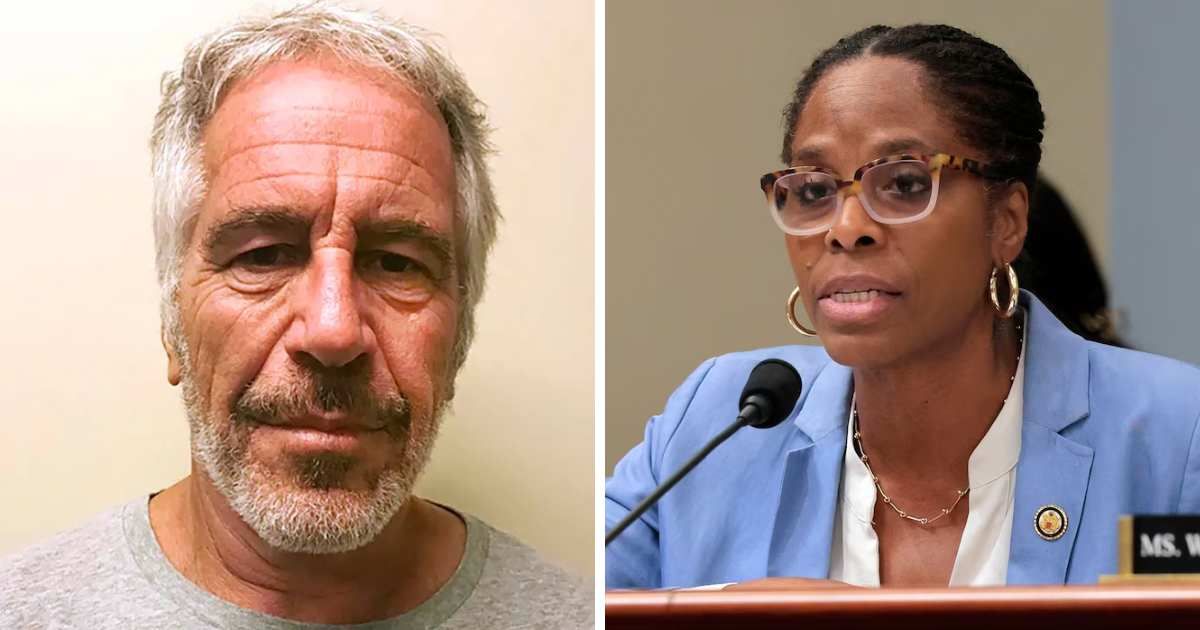Stacey Plaskett said Jeffrey Epstein was one of many offering tips for her Michael Cohen questioning, admitting she likely wouldn’t have asked about Rhona Graff without his text (Anna Moneymaker/Getty Images)
