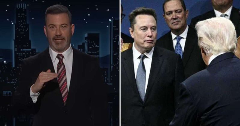 Jimmy Kimmel mocks Elon Musk–Trump meeting: ‘Cold one minute, on fire the next’