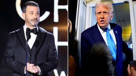 'Get the bum off the air!': Trump slams Jimmy Kimmel after he roasts his ‘quiet, piggy’ outburst