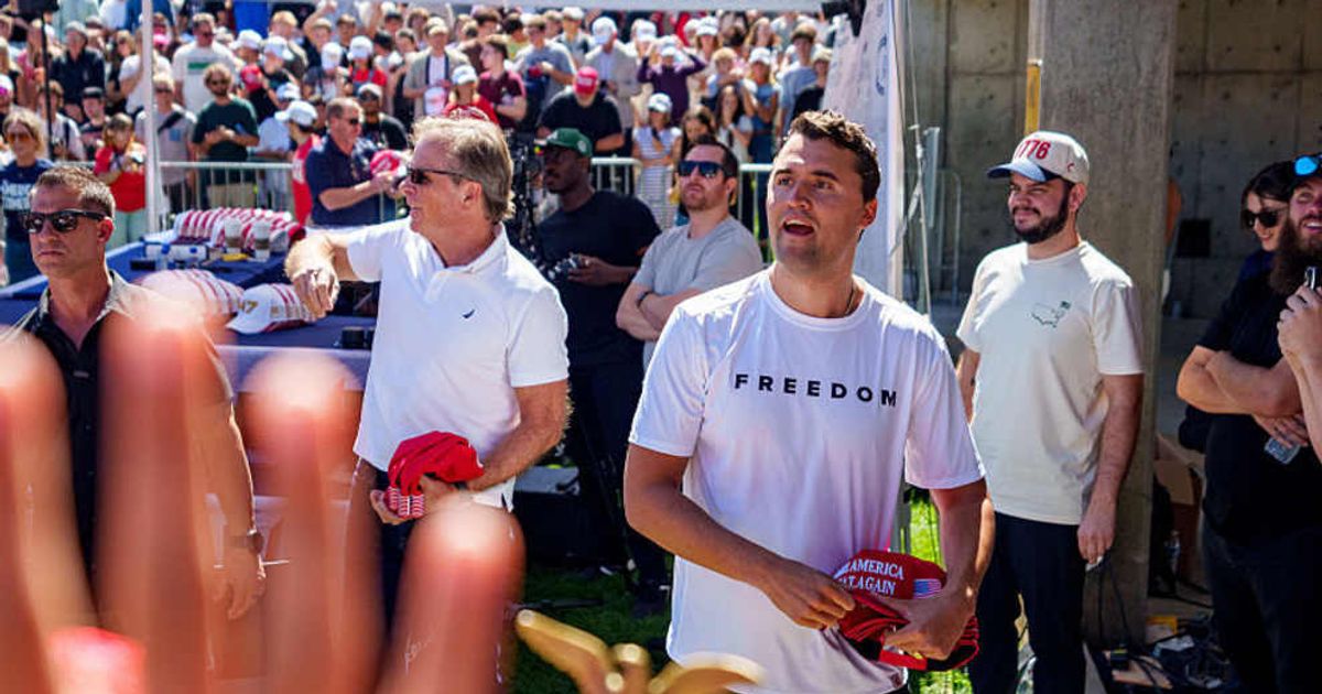 Crowd estimates for Charlie Kirk’s UVU event shifted dramatically as planning documents later revealed unexpected surges in expected turnout (Getty Images)